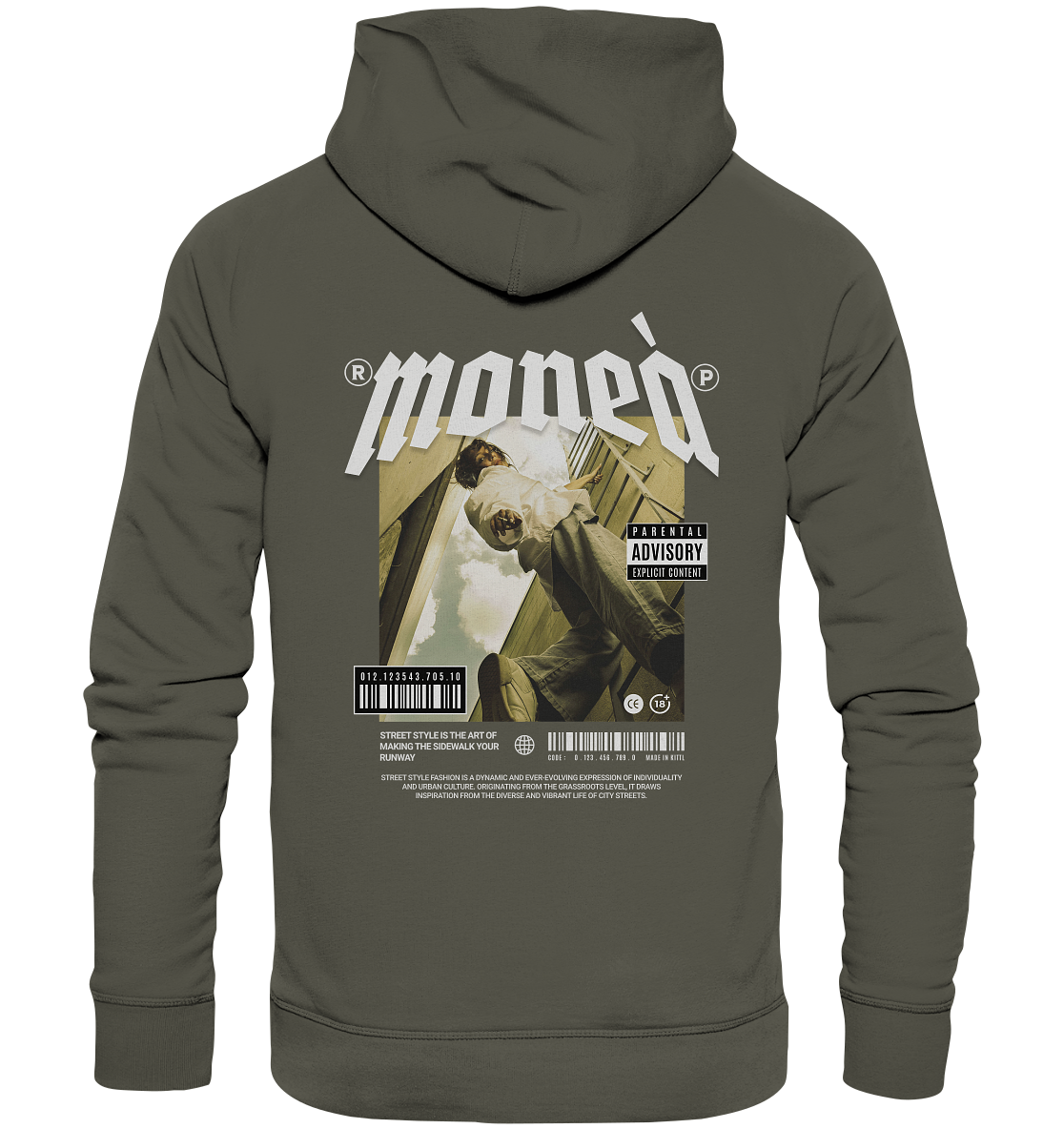 Moneà fashion street - Organic Hoodie