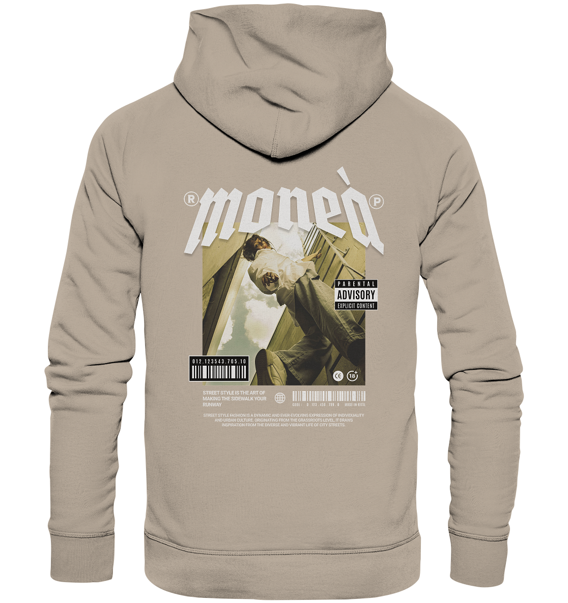 Moneà fashion street - Organic Hoodie