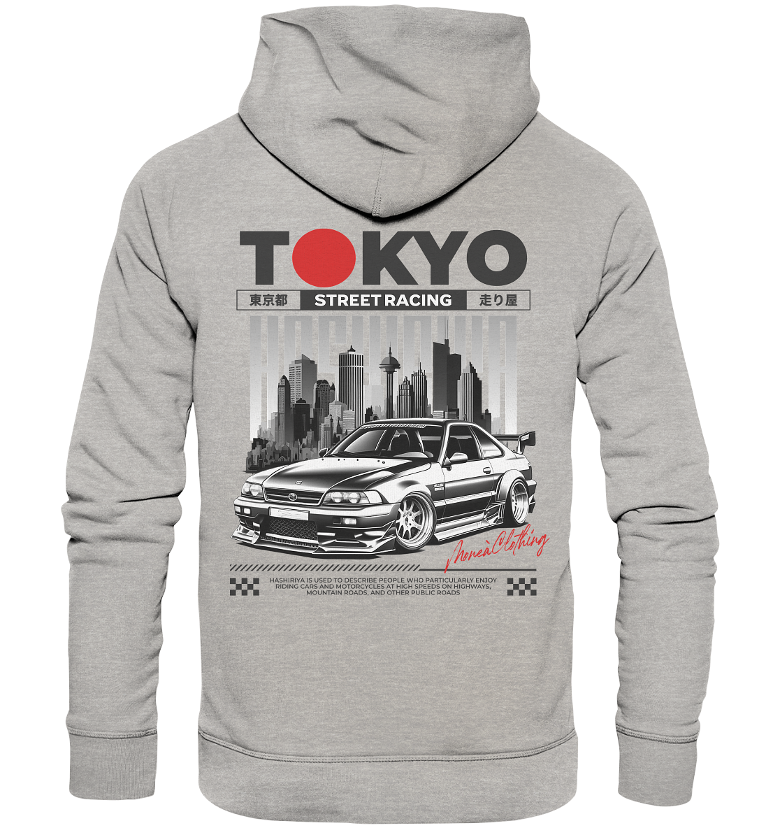 Tokyo Street-Racing - Organic Hoodie