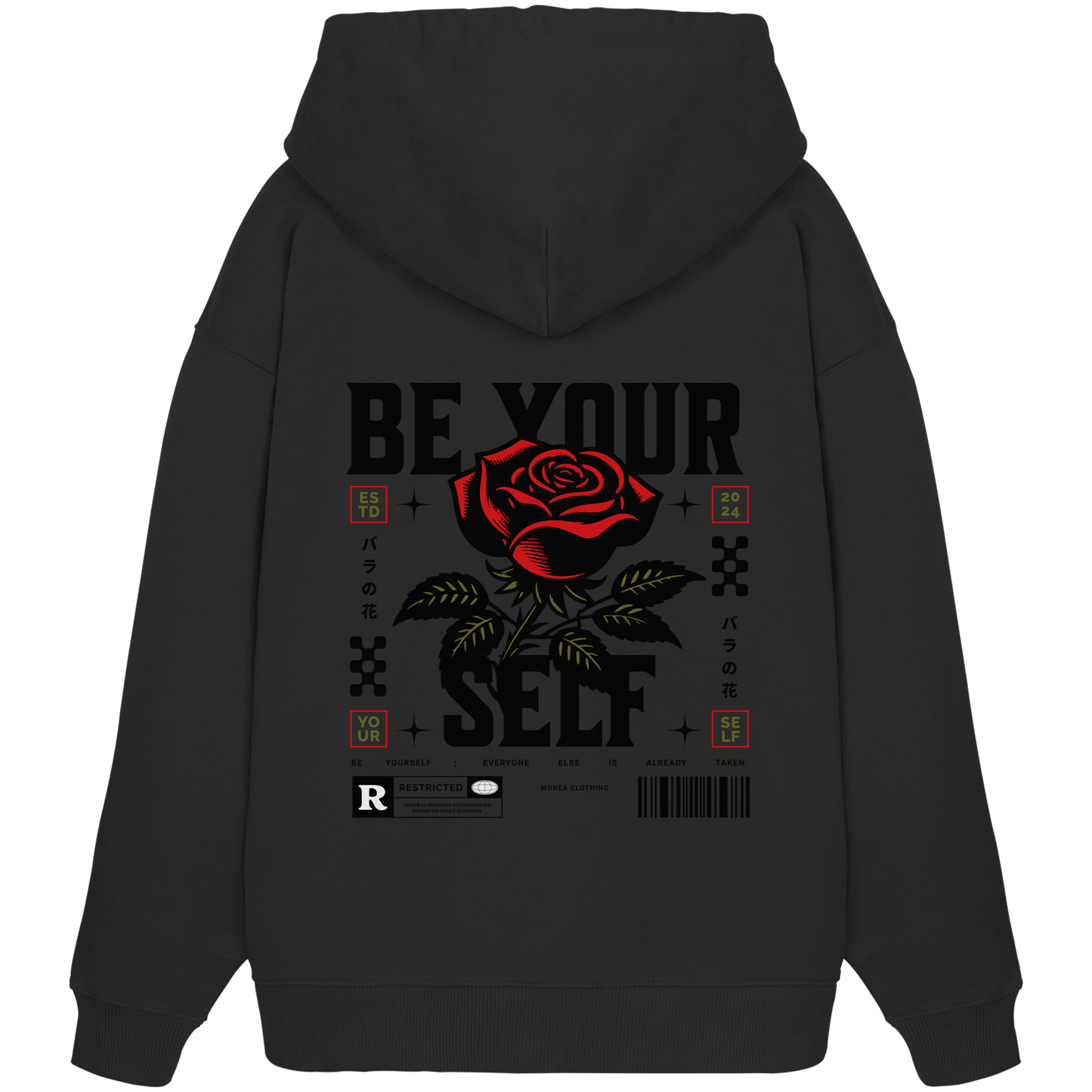 BE YOURSELF - Organic Oversize Hoodie