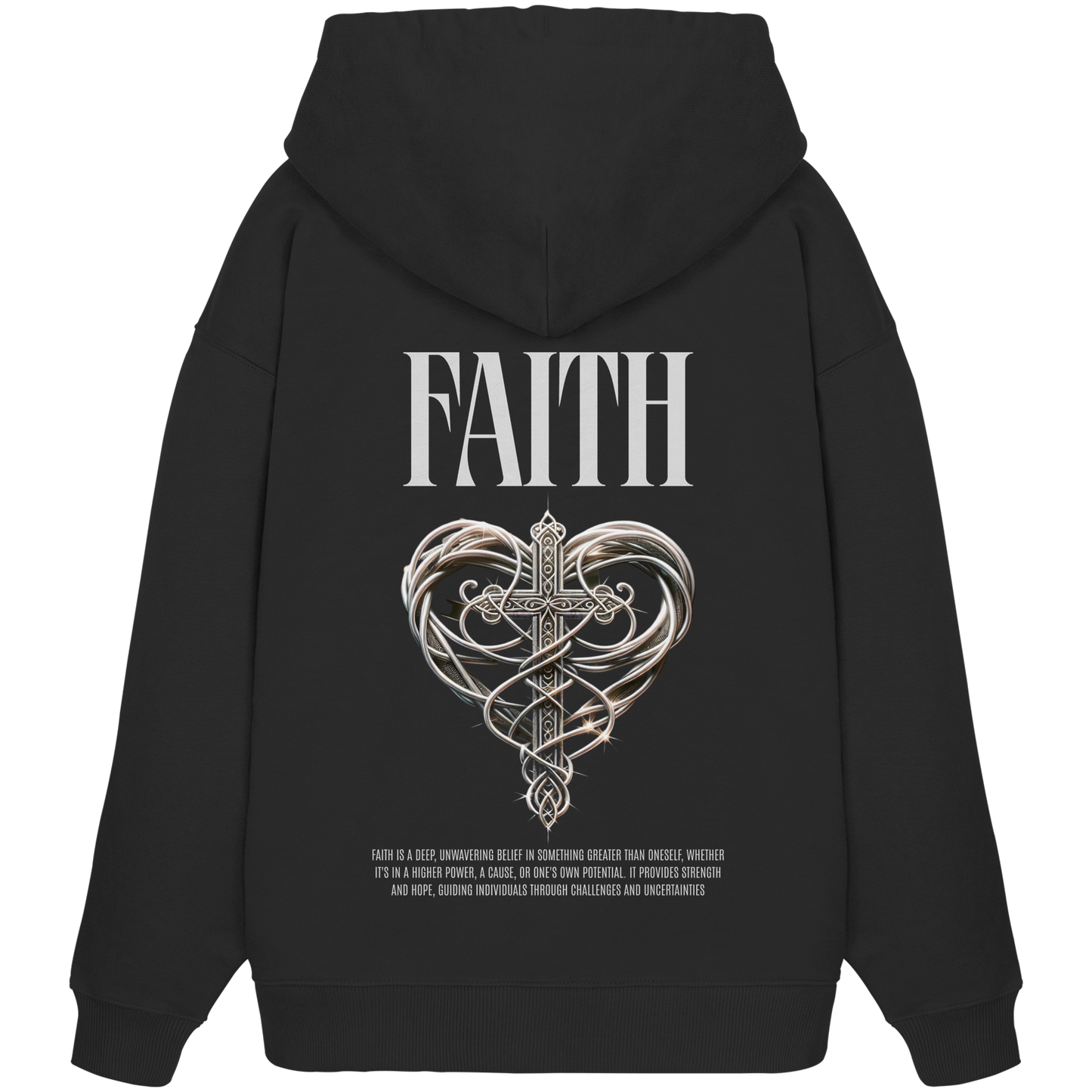 Faith - Organic Oversize Hoodie