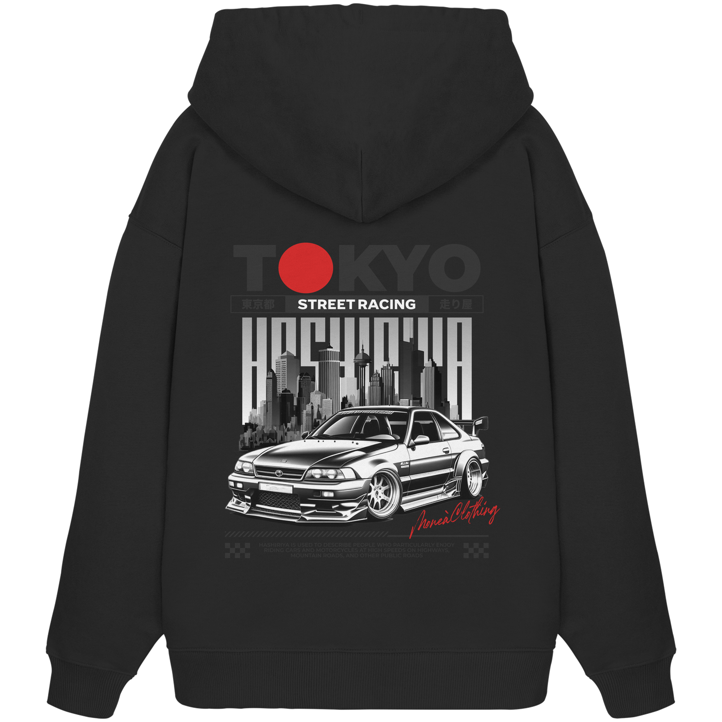 Tokyo Street-Racing - Organic Oversize Hoodie