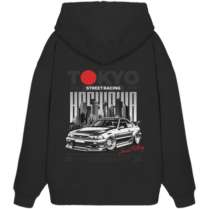 Tokyo Street-Racing - Organic Oversize Hoodie