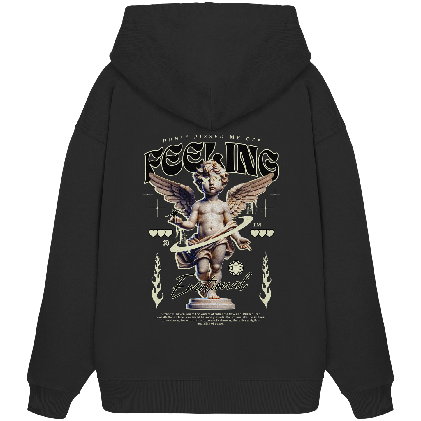 Feeling emotional - Organic Oversize Hoodie