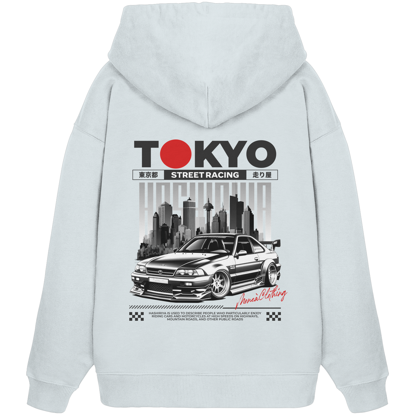 Tokyo Street-Racing - Organic Oversize Hoodie