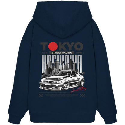 Tokyo Street-Racing - Organic Oversize Hoodie