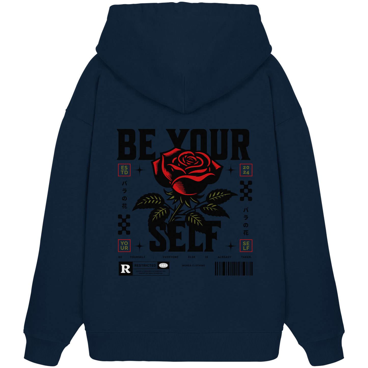 BE YOURSELF - Organic Oversize Hoodie