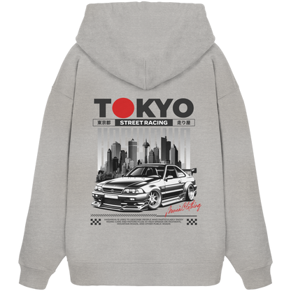 Tokyo Street-Racing - Organic Oversize Hoodie