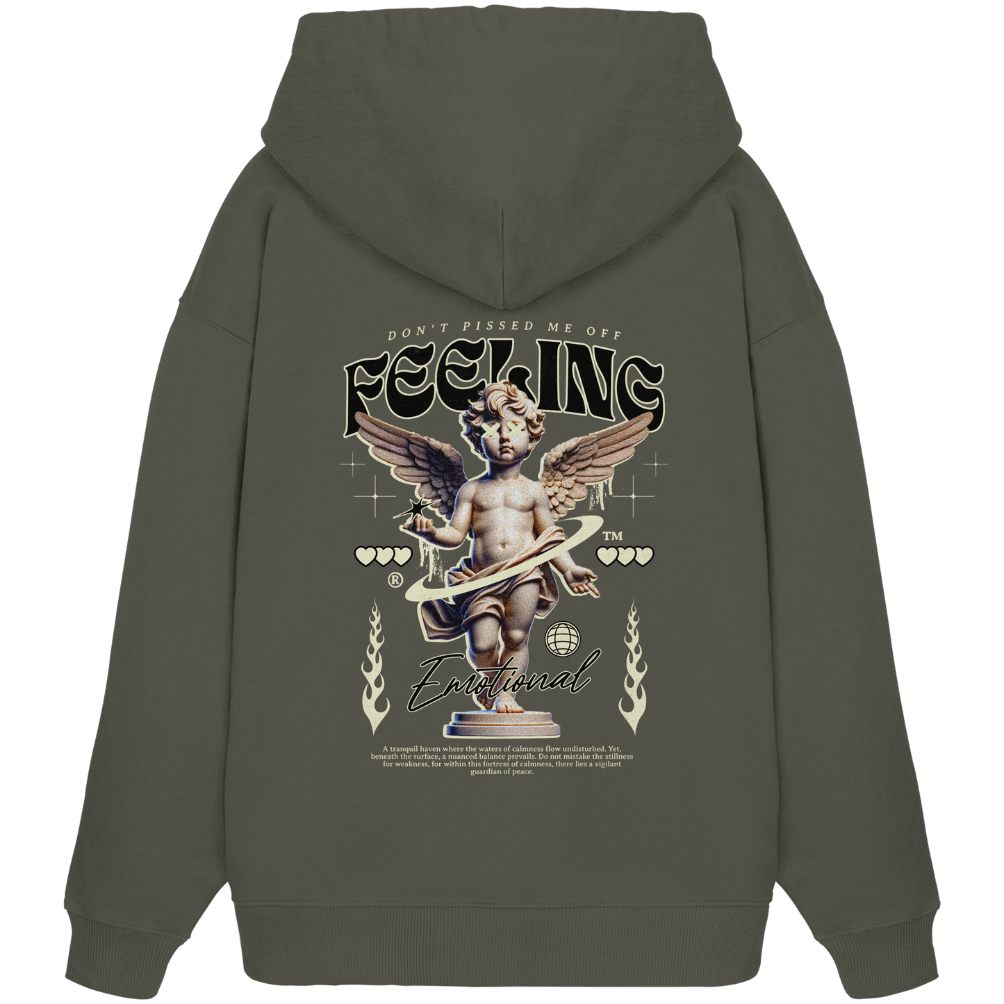 Feeling emotional - Organic Oversize Hoodie