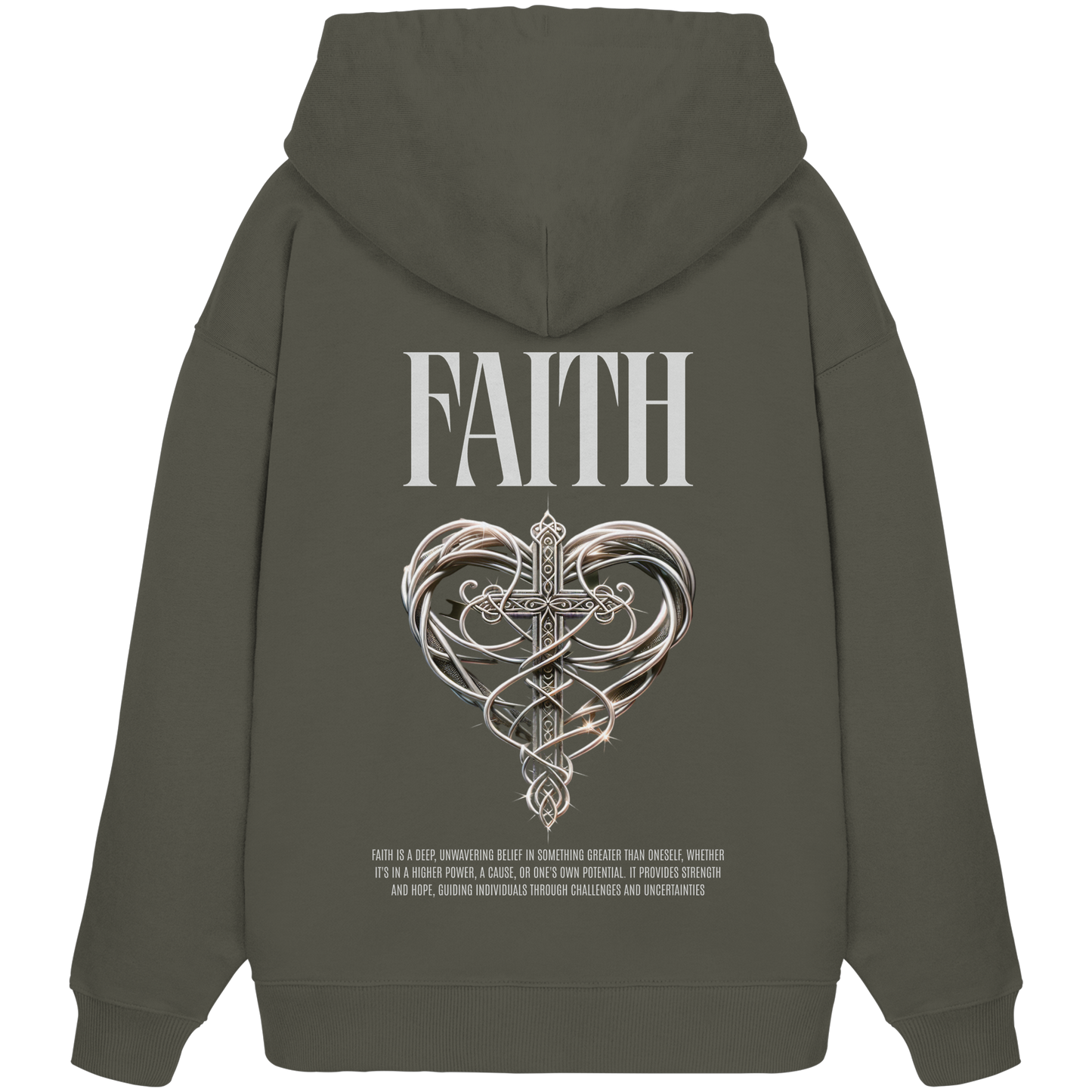 Faith - Organic Oversize Hoodie