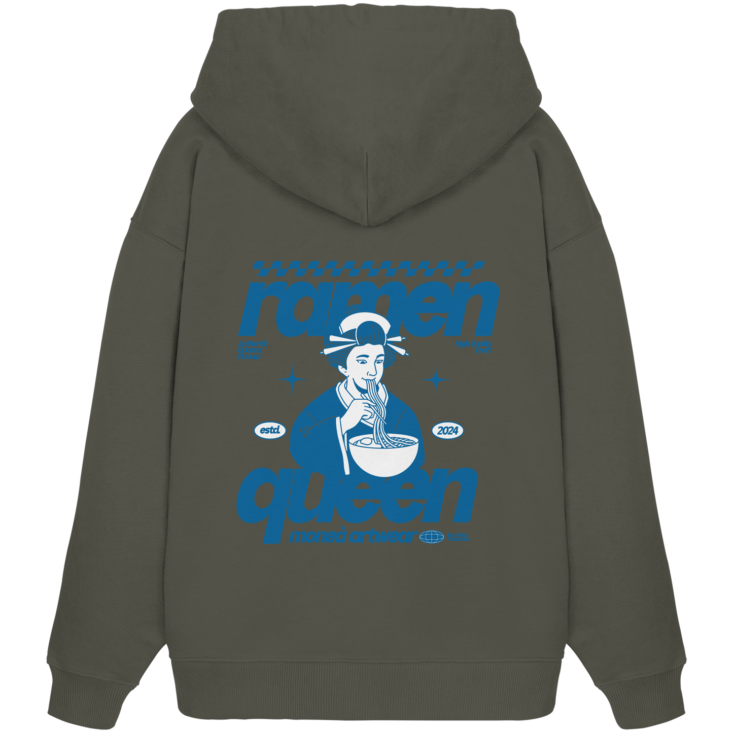 Ramen queen - Organic Oversize Hoodie