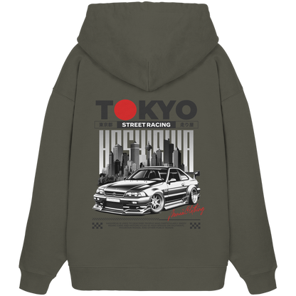 Tokyo Street-Racing - Organic Oversize Hoodie