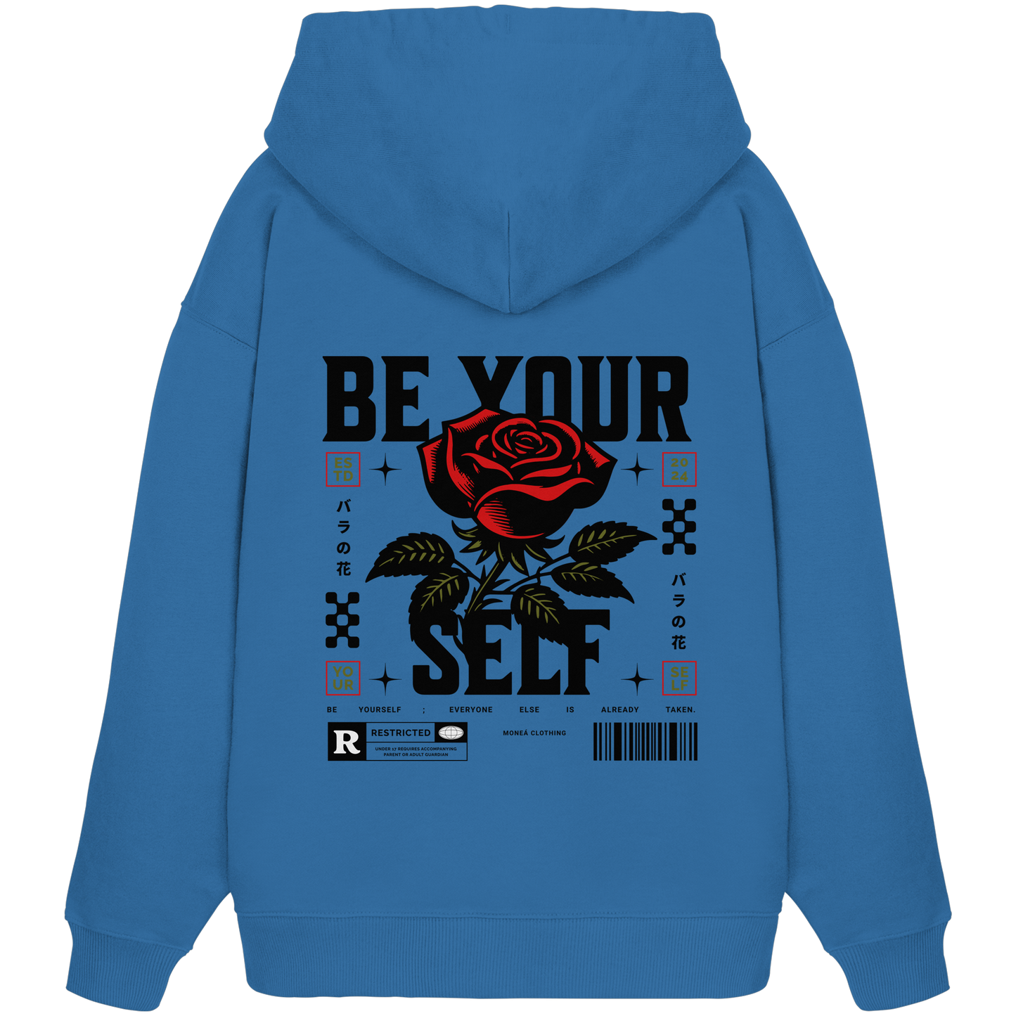 BE YOURSELF - Organic Oversize Hoodie