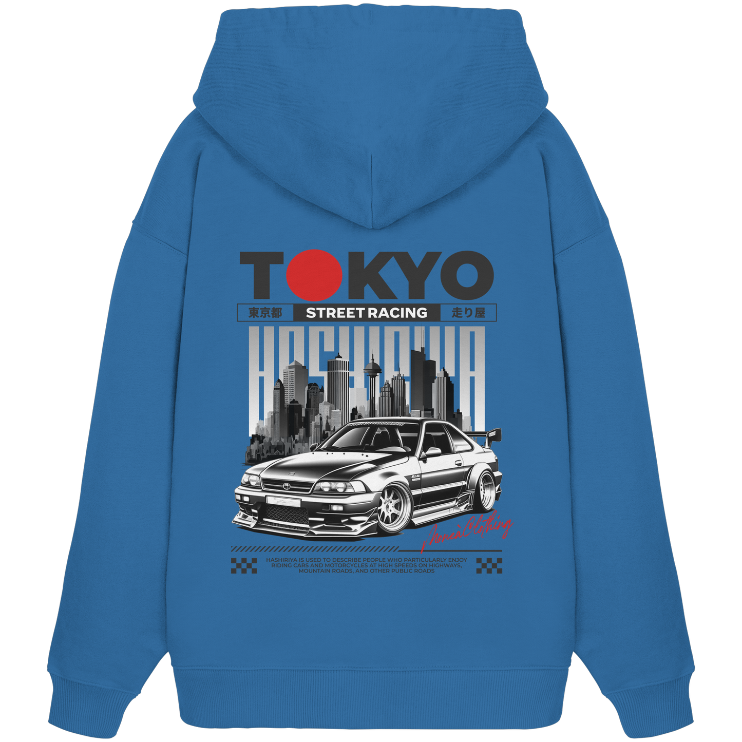 Tokyo Street-Racing - Organic Oversize Hoodie