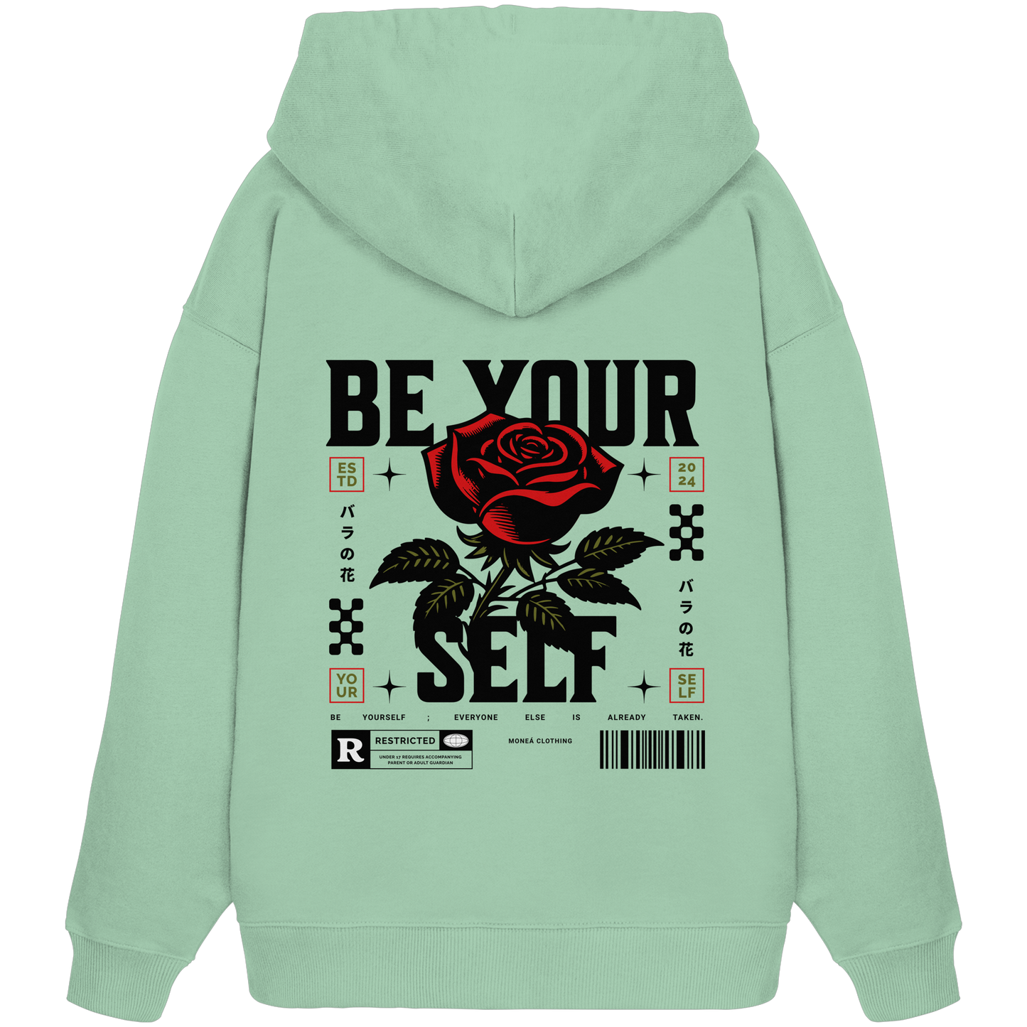 BE YOURSELF - Organic Oversize Hoodie