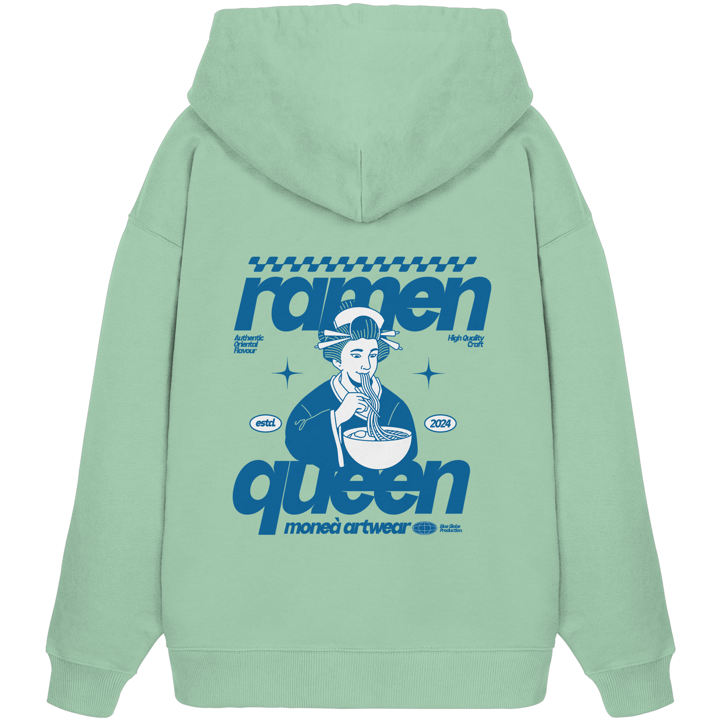 Ramen queen - Organic Oversize Hoodie