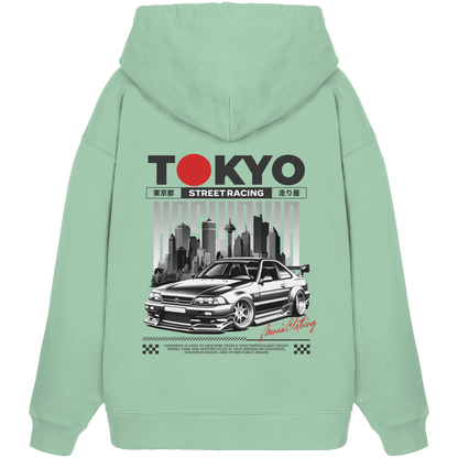 Tokyo Street-Racing - Organic Oversize Hoodie