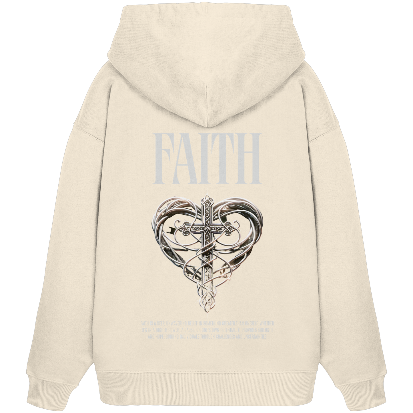 Faith - Organic Oversize Hoodie