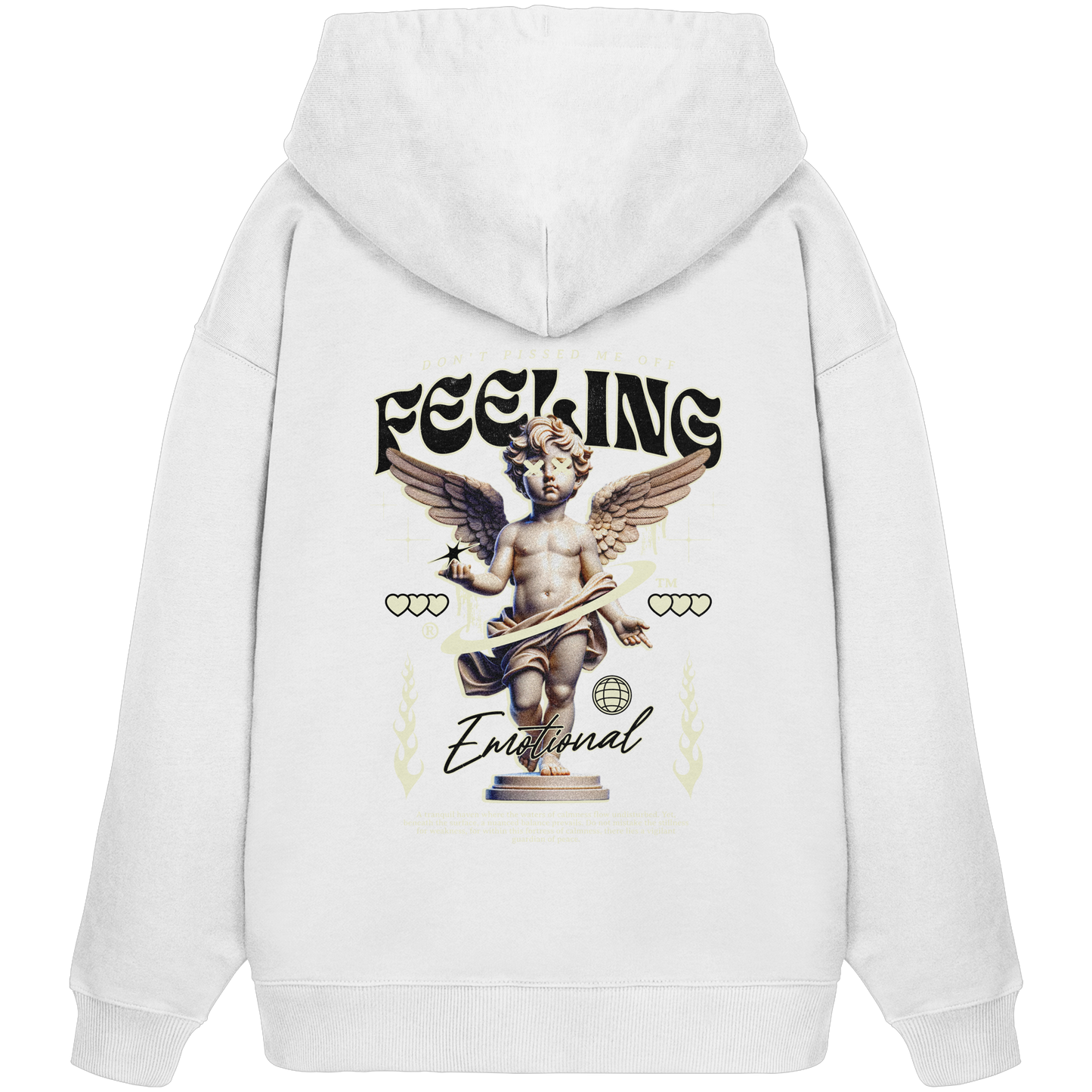 Feeling emotional - Organic Oversize Hoodie