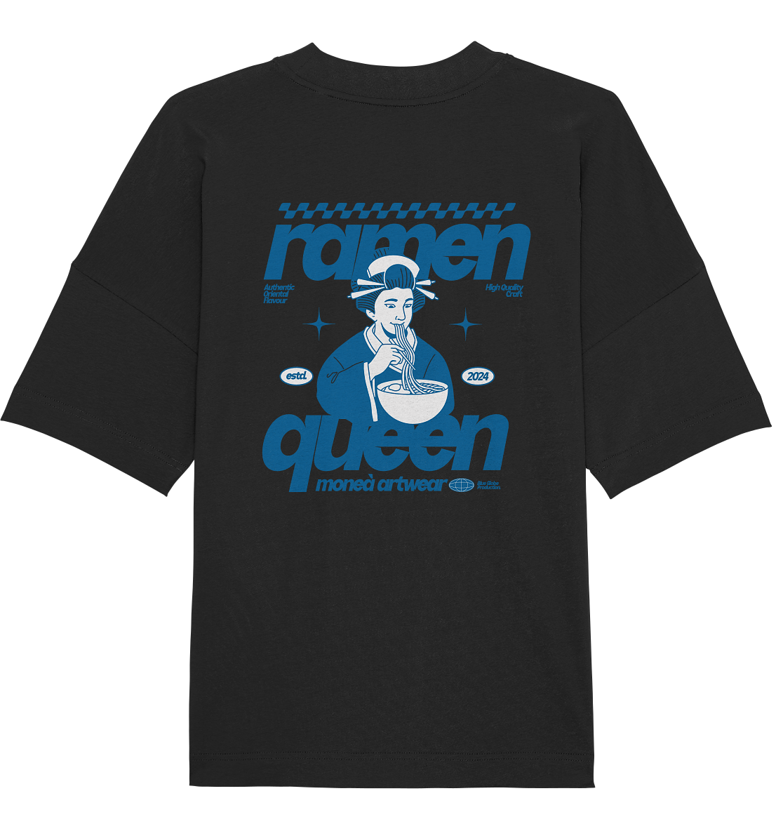 Ramen queen - Organic Oversize Shirt