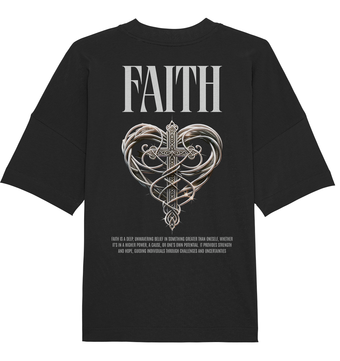 Faith - Organic Oversize Shirt