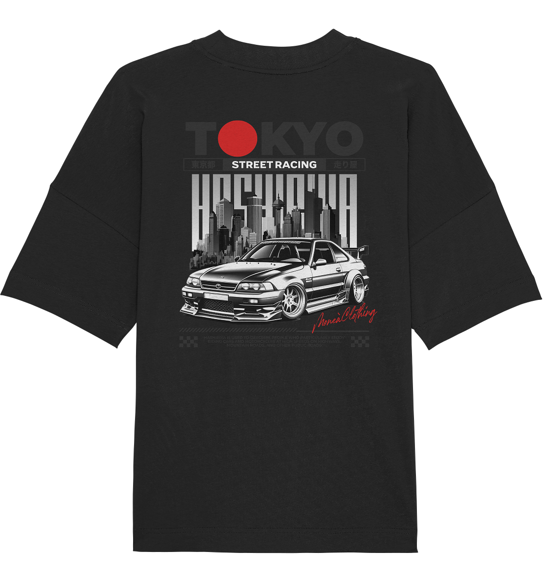 Tokyo Street-Racing - Organic Oversize Shirt