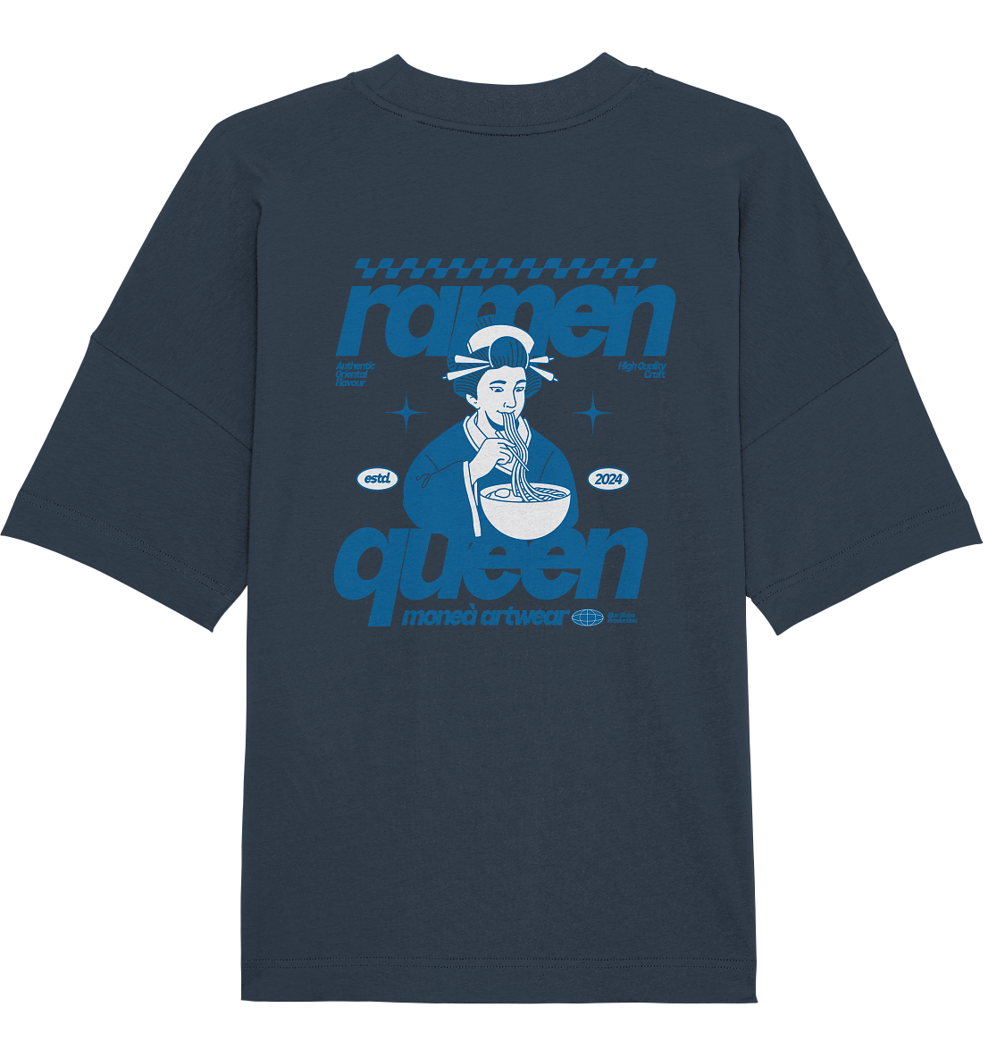 Ramen queen - Organic Oversize Shirt