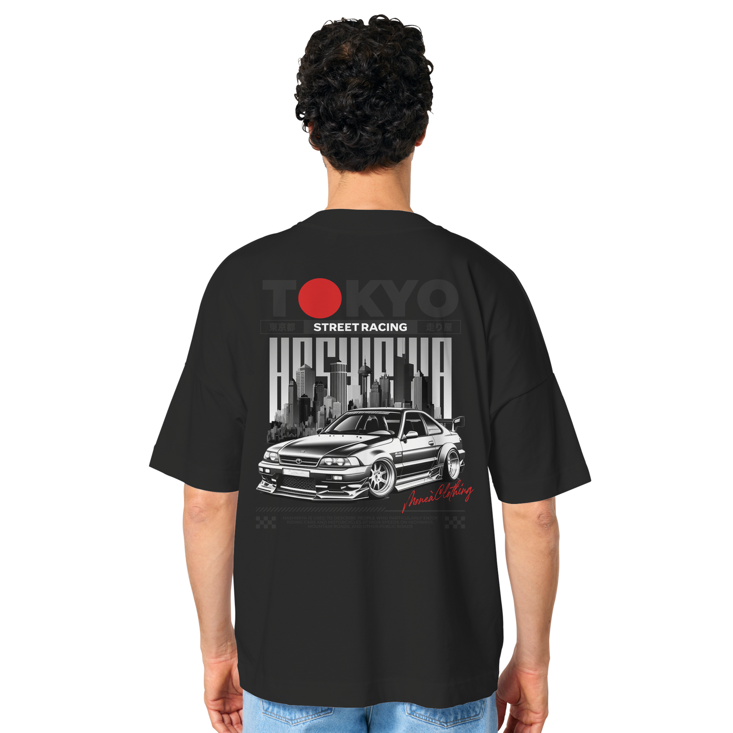 Tokyo Street-Racing - Organic Oversize Shirt