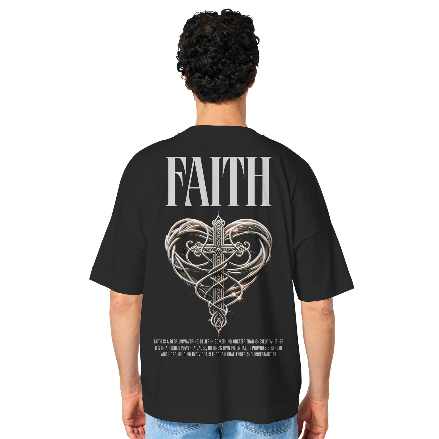 Faith - Organic Oversize Shirt