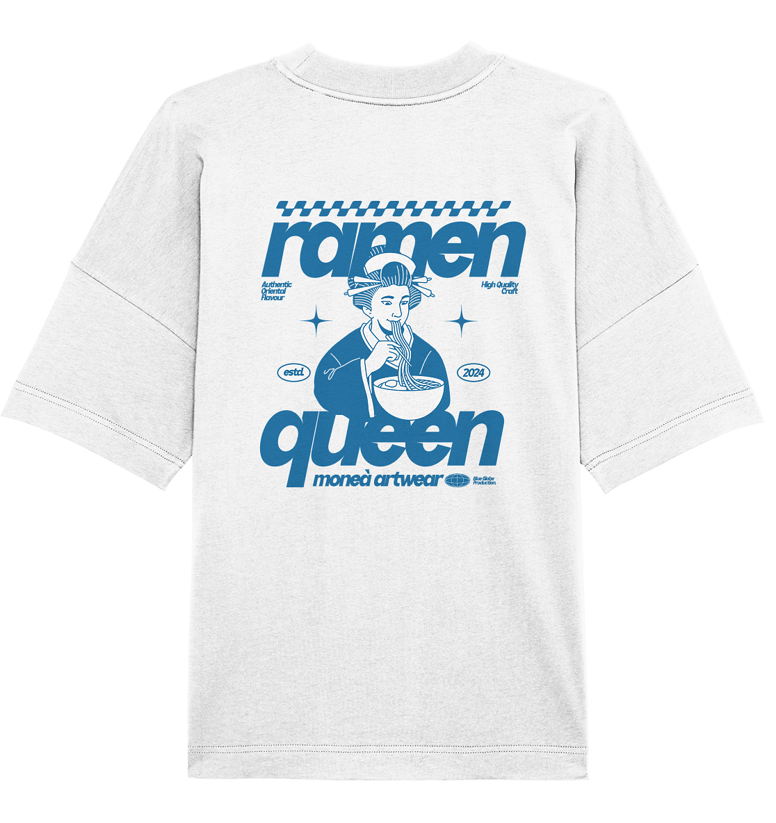 Ramen queen - Organic Oversize Shirt