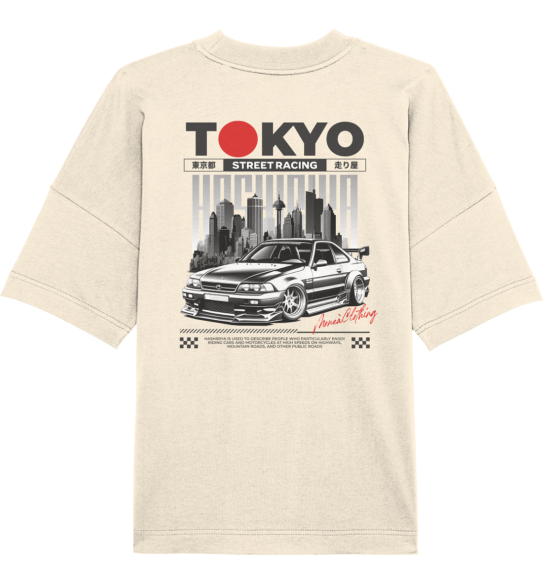 Tokyo Street-Racing - Organic Oversize Shirt