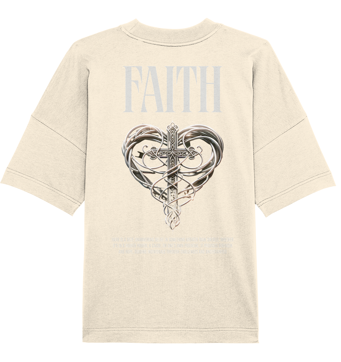 Faith - Organic Oversize Shirt