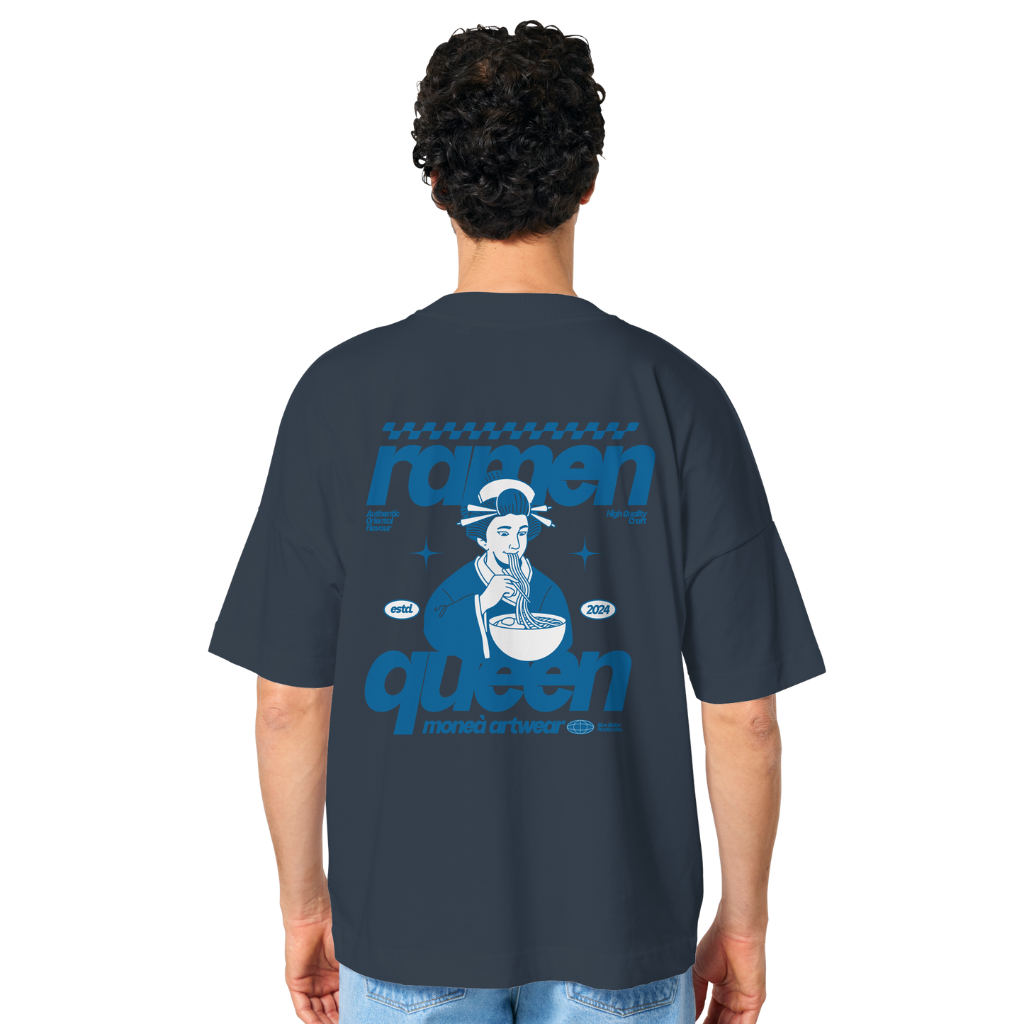 Ramen queen - Organic Oversize Shirt