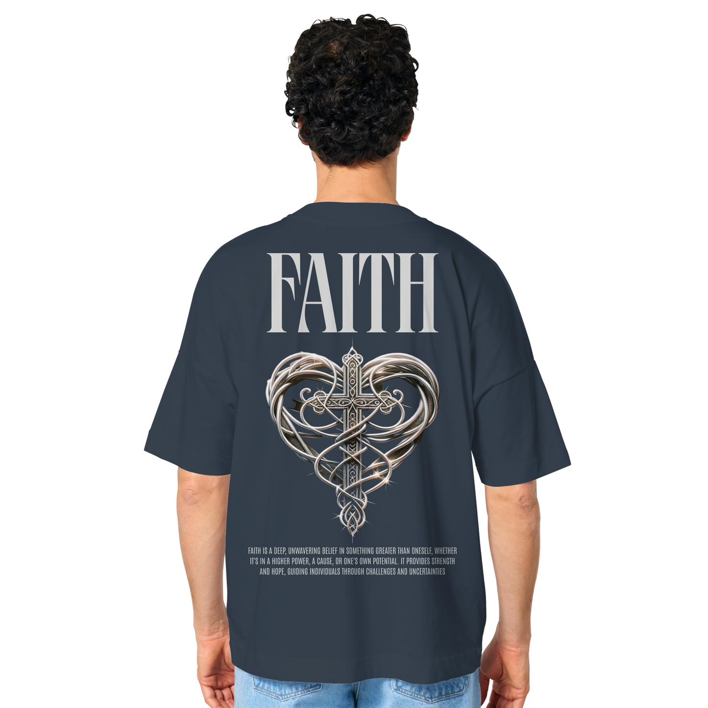 Faith - Organic Oversize Shirt