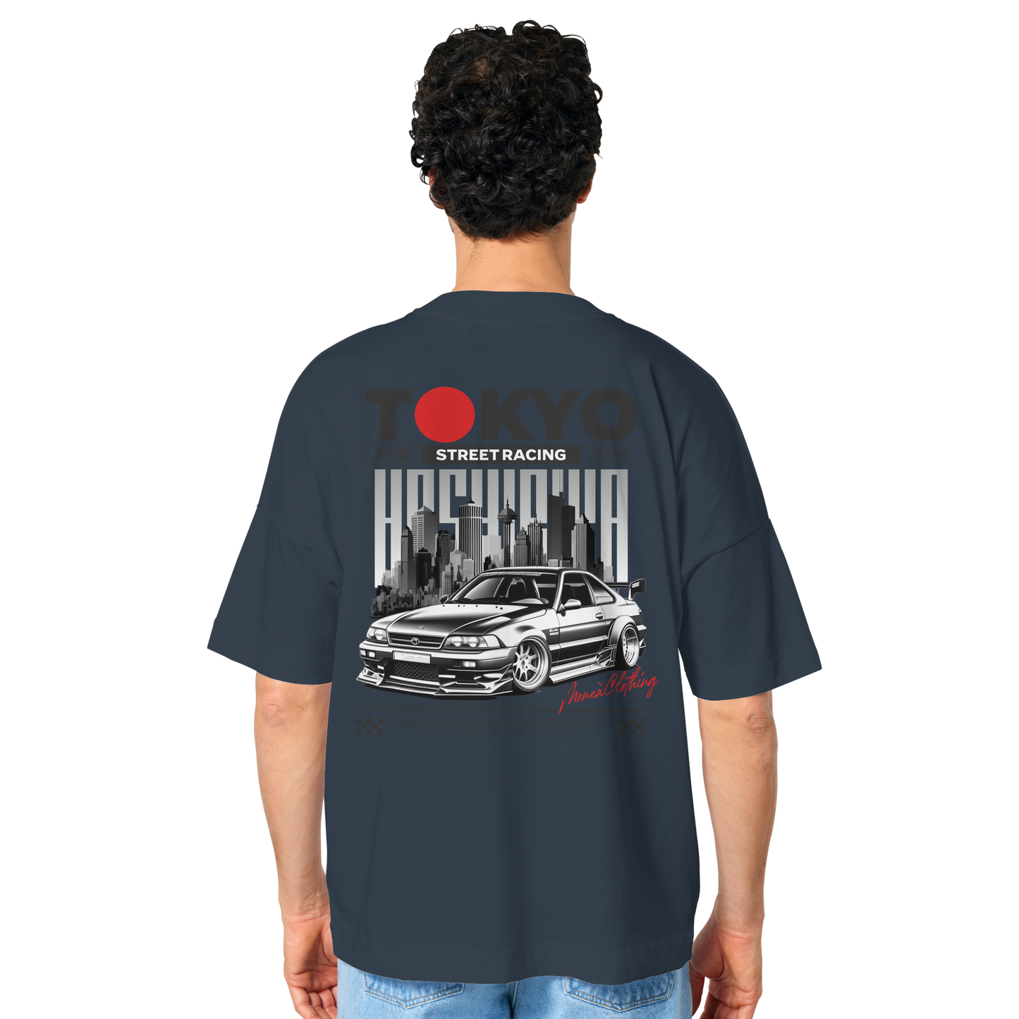 Tokyo Street-Racing - Organic Oversize Shirt