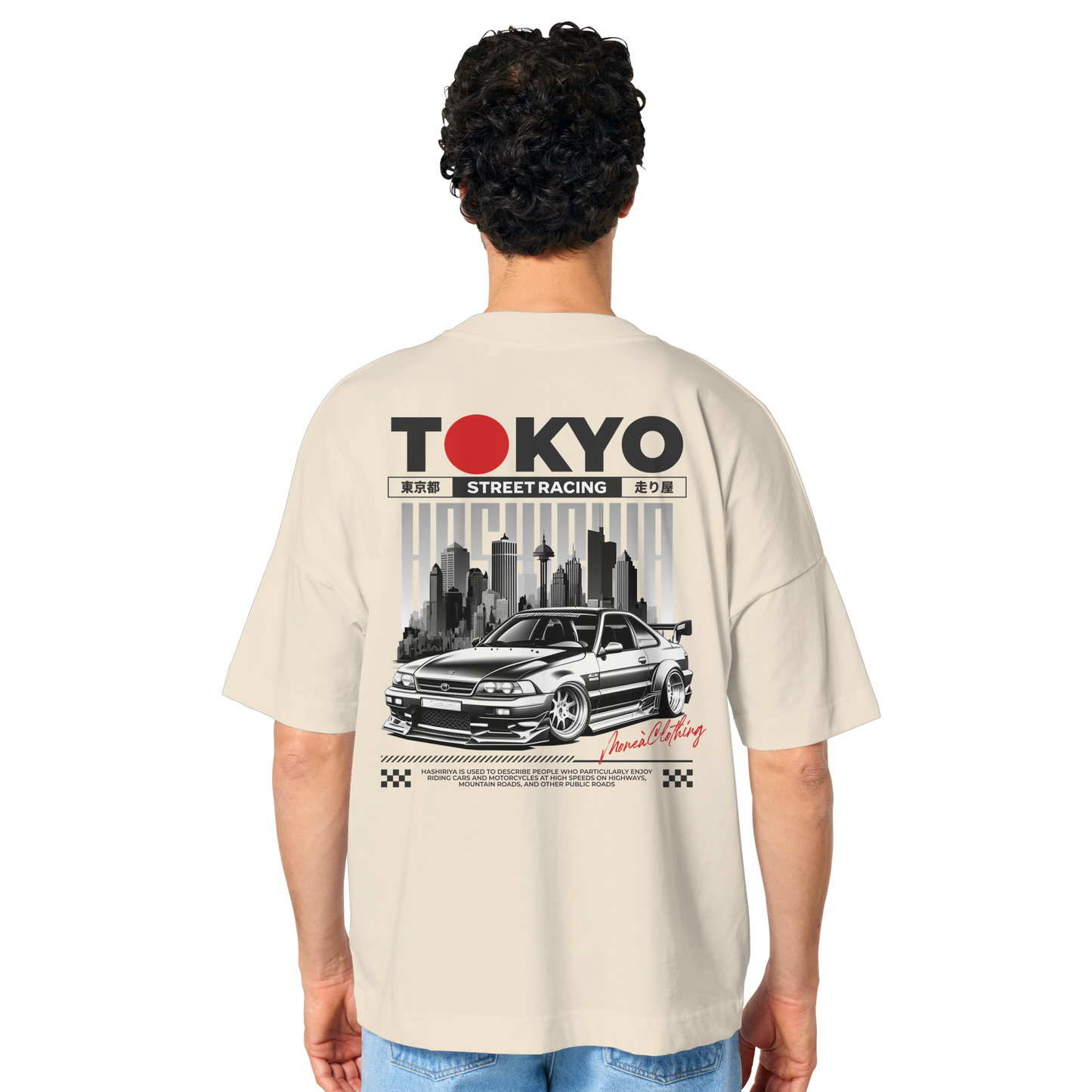 Tokyo Street-Racing - Organic Oversize Shirt