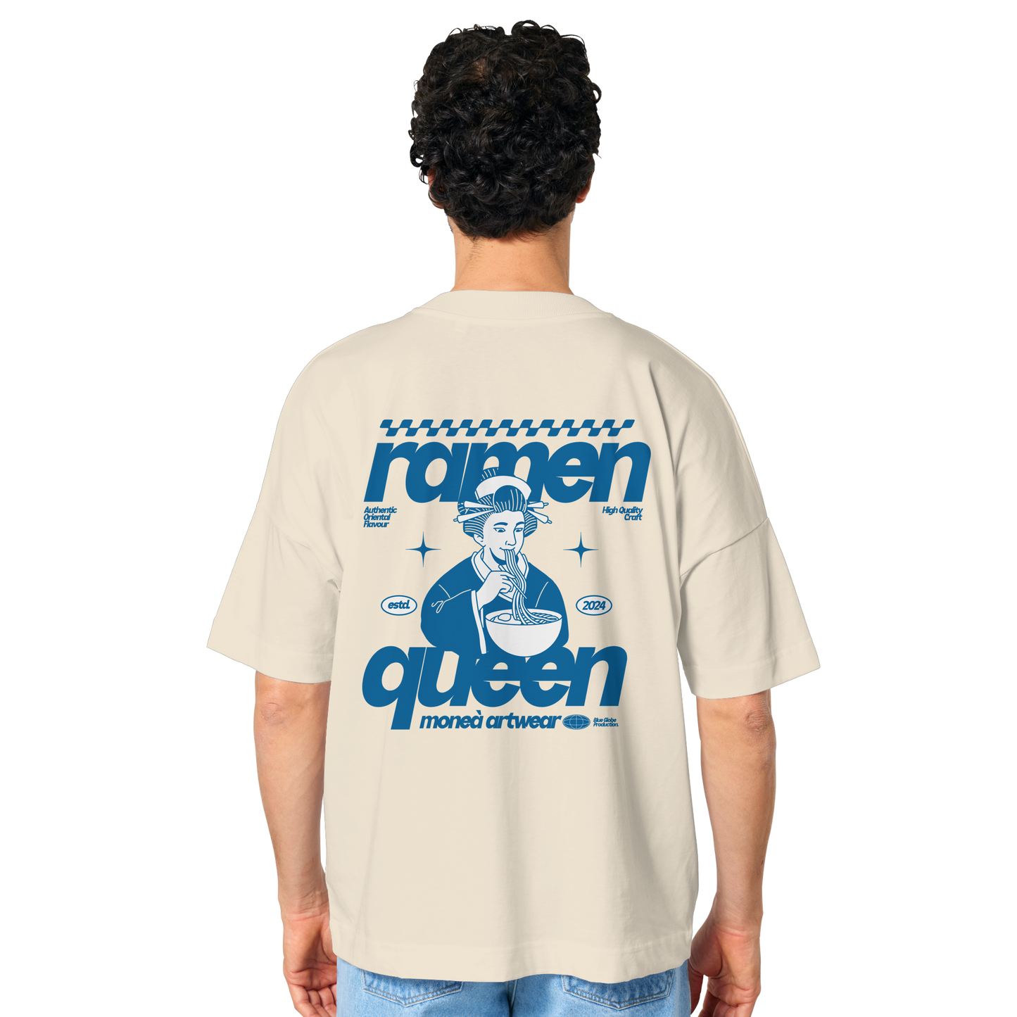 Ramen queen - Organic Oversize Shirt