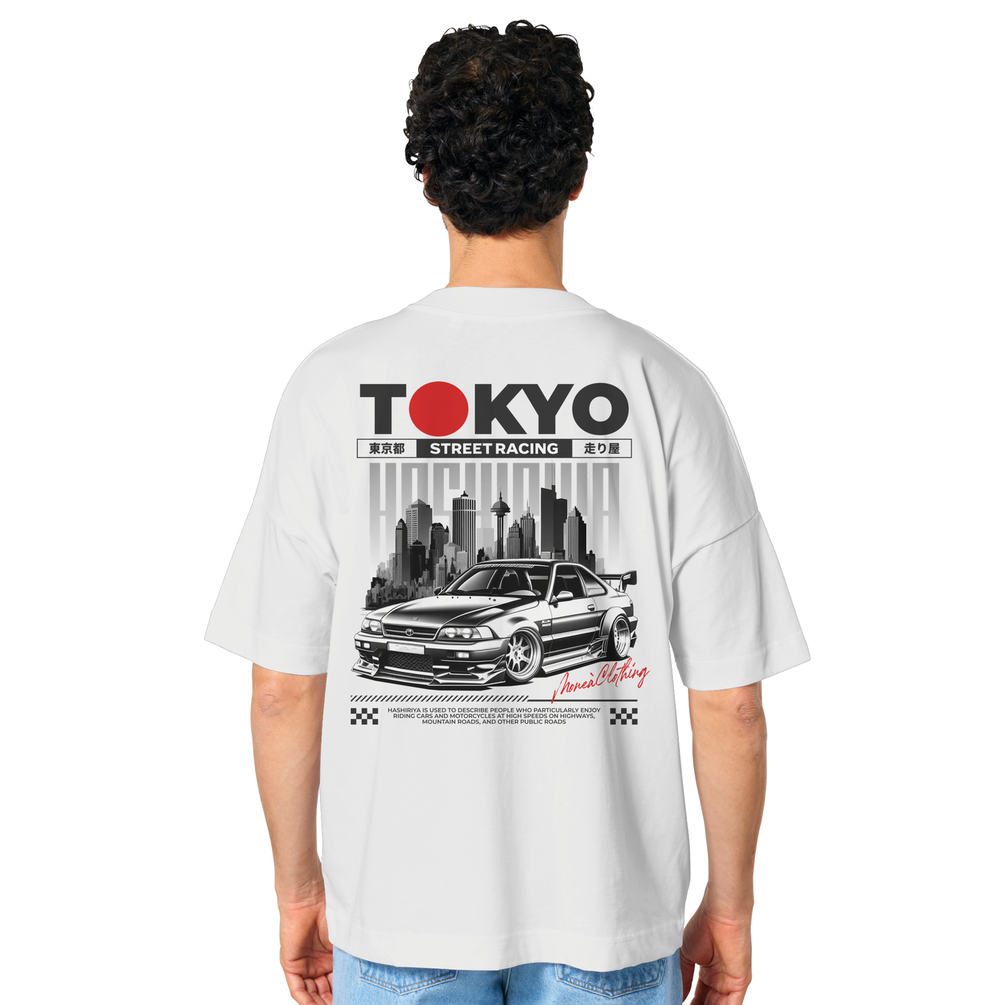 Tokyo Street-Racing - Organic Oversize Shirt