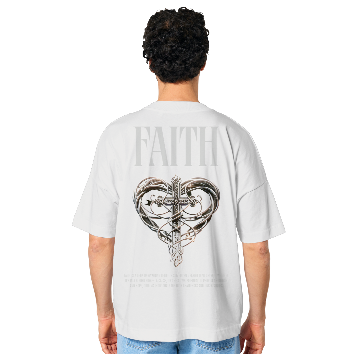 Faith - Organic Oversize Shirt