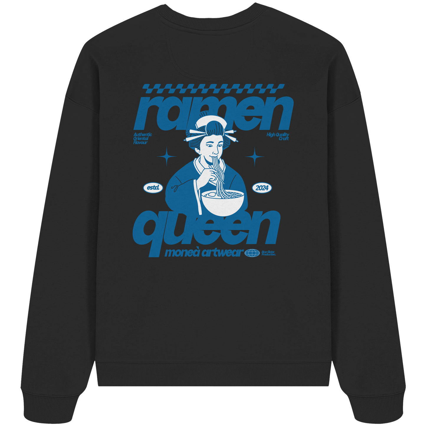 Ramen queen - Organic Oversize Sweatshirt