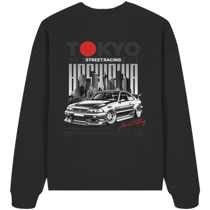 Tokyo Street-Racing - Organic Oversize Sweatshirt