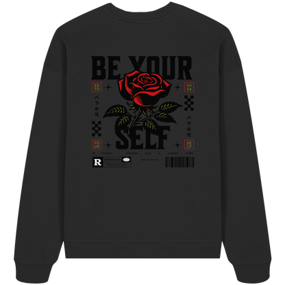 BE YOURSELF - Organic Oversize Sweatshirt