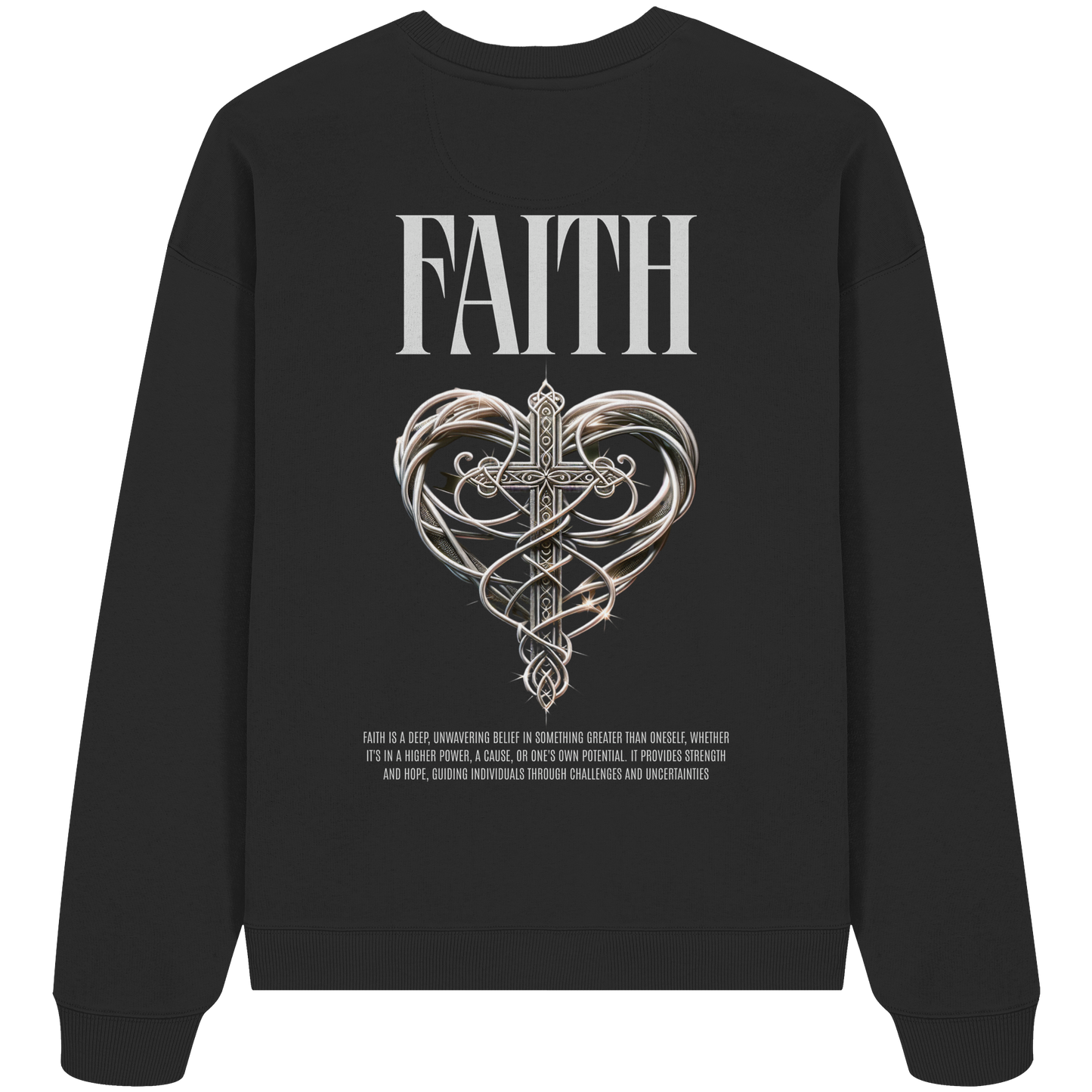 Faith - Organic Oversize Sweatshirt