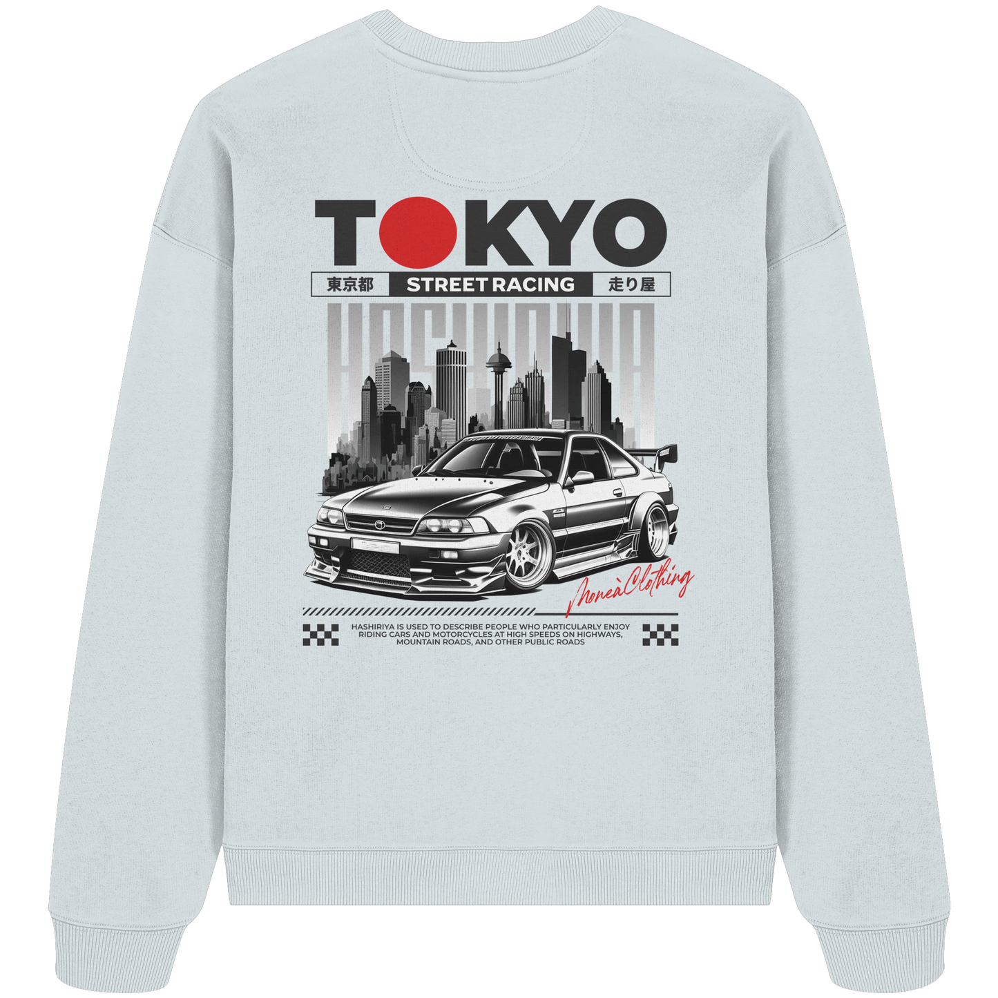 Tokyo Street-Racing - Organic Oversize Sweatshirt