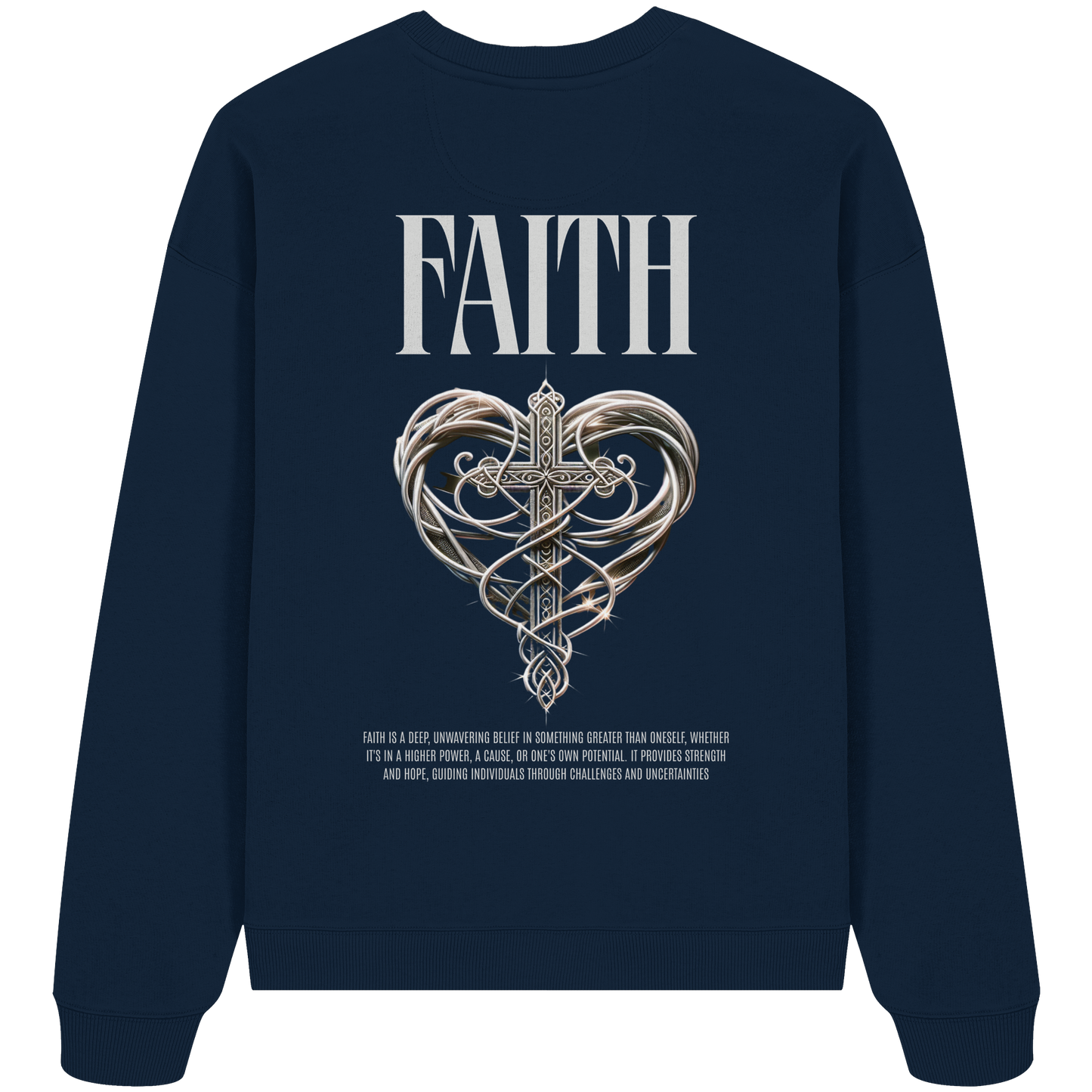 Faith - Organic Oversize Sweatshirt