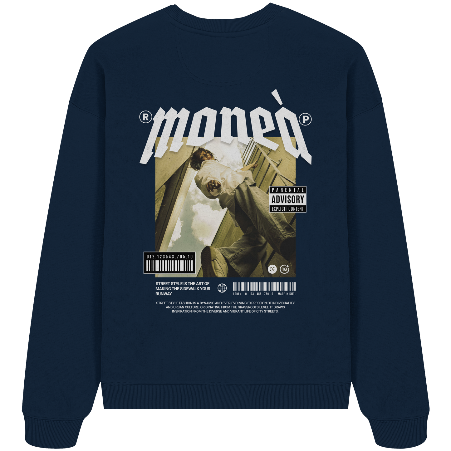 Moneà fashion street - Organic Oversize Sweatshirt