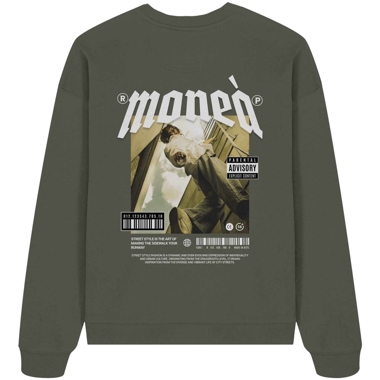 Moneà fashion street - Organic Oversize Sweatshirt