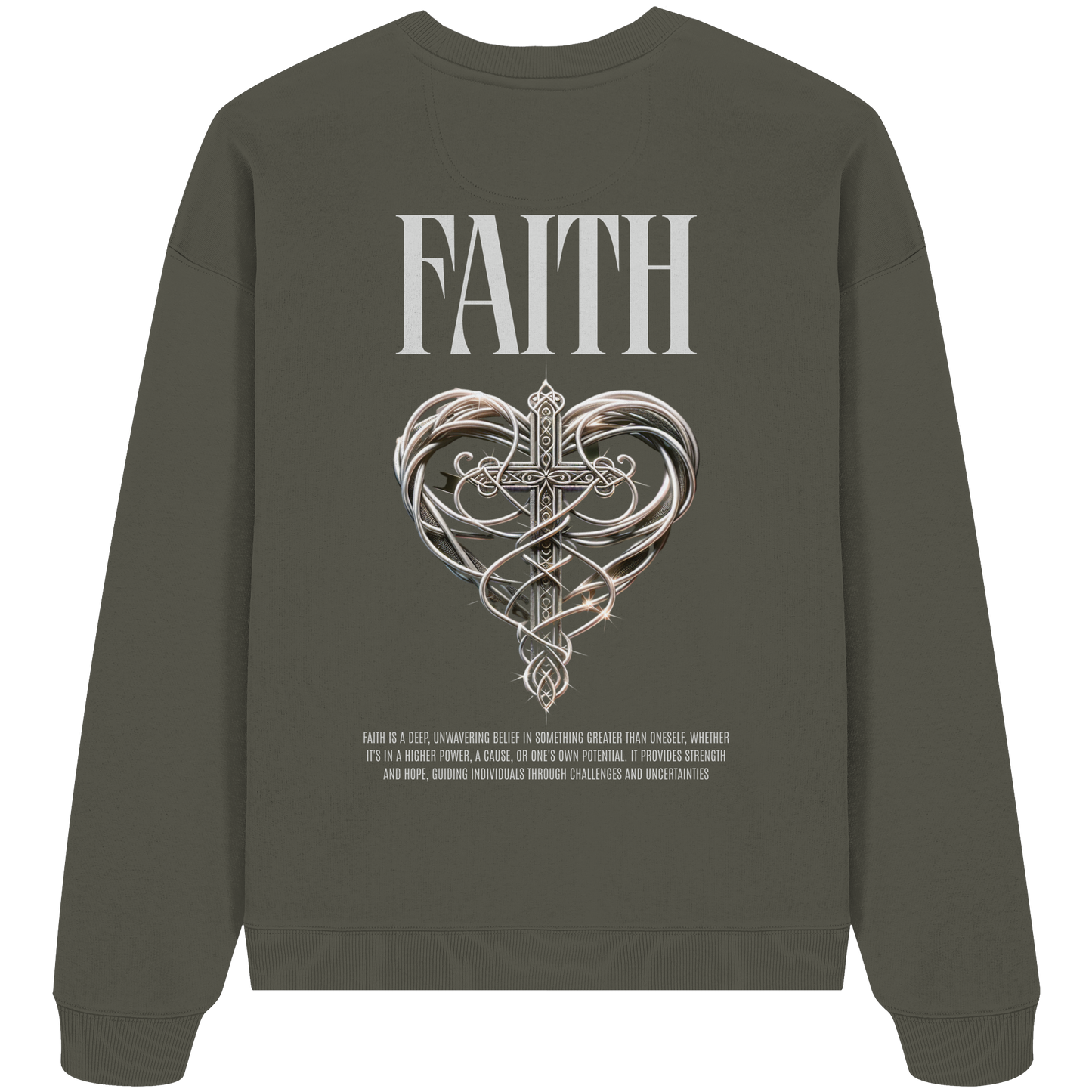 Faith - Organic Oversize Sweatshirt