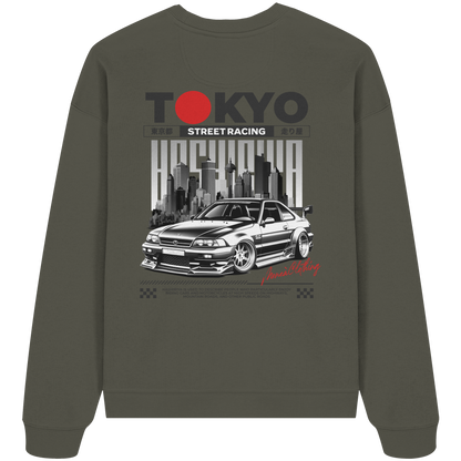 Tokyo Street-Racing - Organic Oversize Sweatshirt