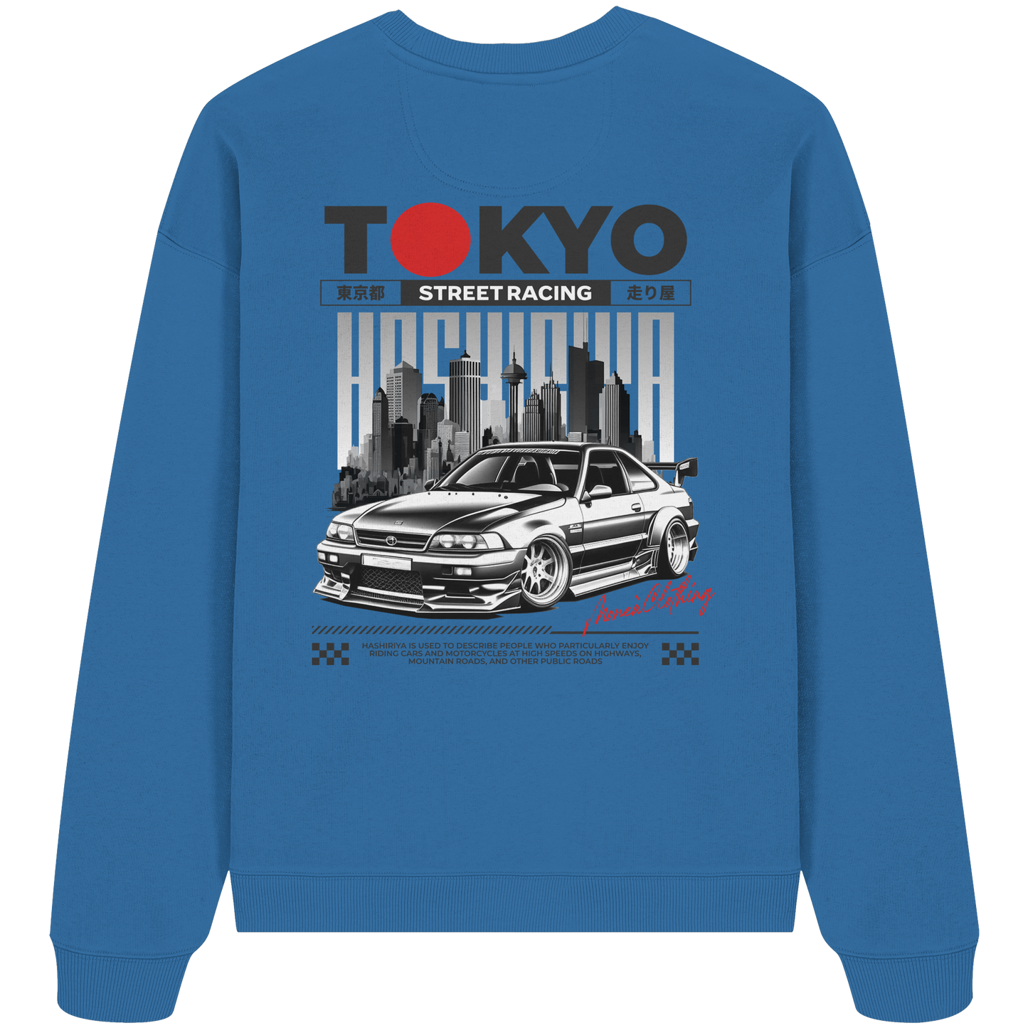 Tokyo Street-Racing - Organic Oversize Sweatshirt